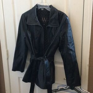 LADIES winlit leather jacket small